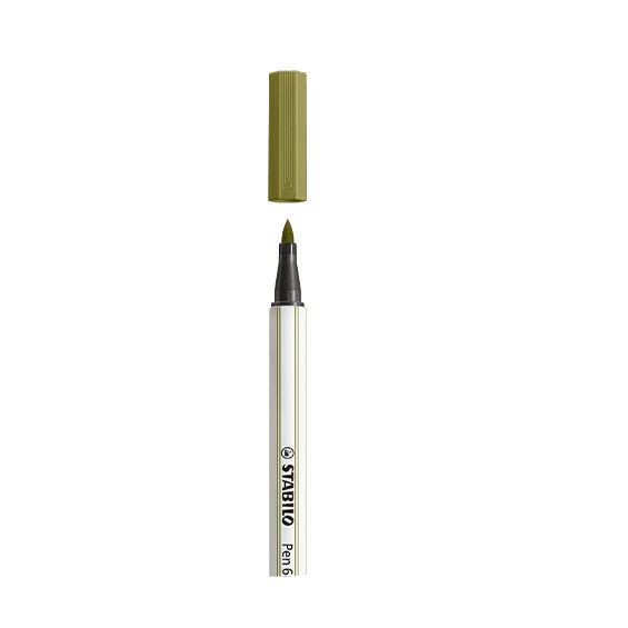 STABILO Pen 68 brush filtpen Grøn 1 stk