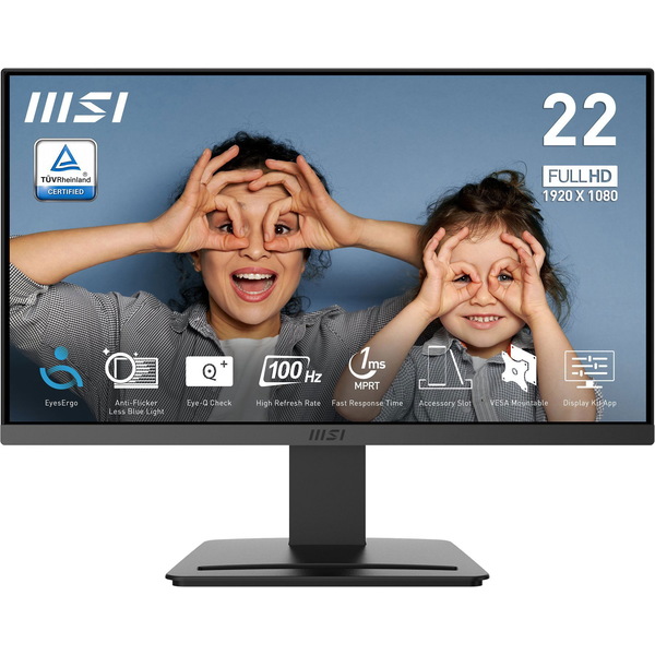 Monitor MSI PRO MP223 E2 22" Full HD VA 100 Hz