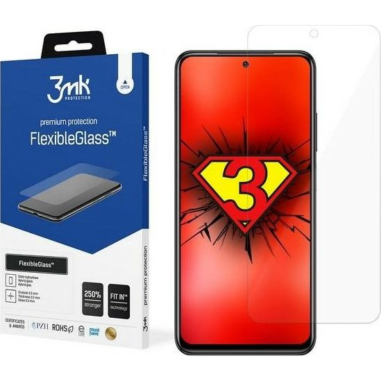 3MK FlexibleGlass hibrid edzett üveg védőfólia Xiaomi Redmi Note 10 / Note 10S készülékhez 5903108377218