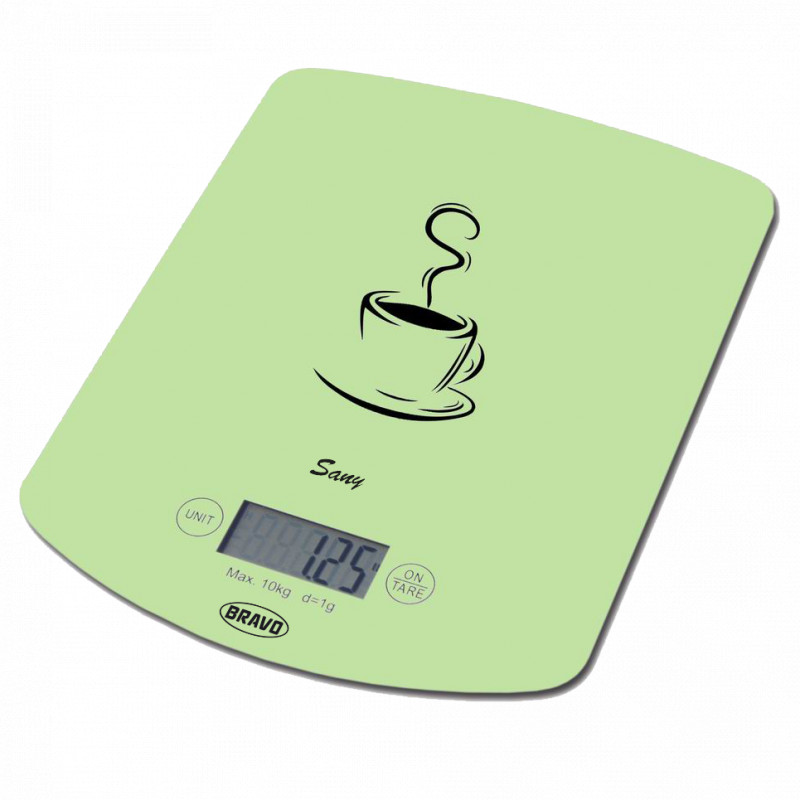 Bravo Sany B-5112 Digitális konyhai mérleg - Zöld (B-5112-ZOLD)