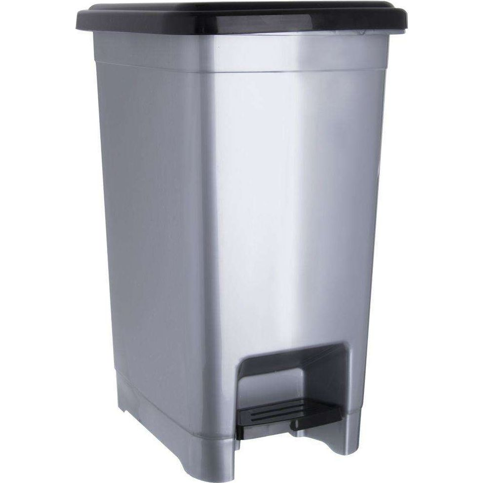 Orion Ezüst Műanyag Hulladékgyűjtő Szemetes - 25 Literes (Ori_731310)