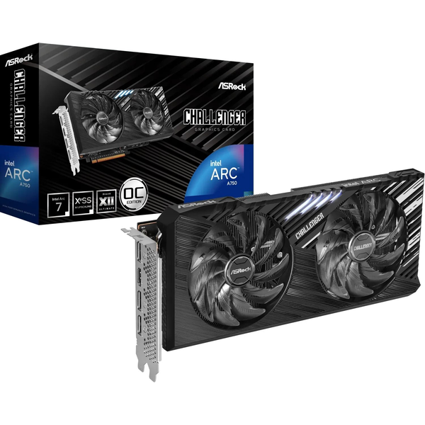 ASRock Intel Arc A750 8GB GDDR6 Challenger SE OC Videókártya