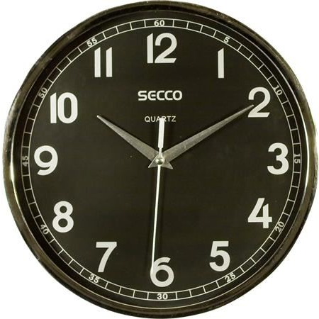 SECCO falióra 24cm króm színű (DFA036 / S TS6019-61) (S TS6019-61)