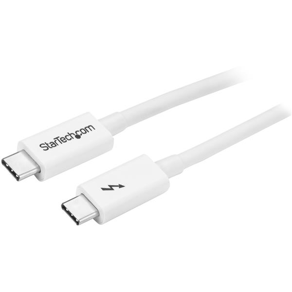 StarTech.com TBLT3MM1MW Thunderbolt-Kabel 20 Gbit/s Weiß