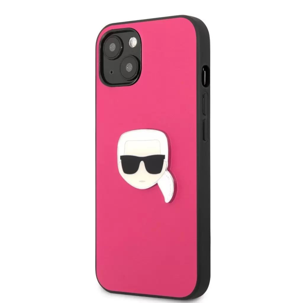 Karl Lagerfeld Apple Iphone 13 Mini Karl pink-fekete tok (KLHCP13SPKMP) (KLHCP13SPKMP)