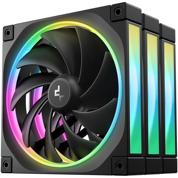DeepCool FL14 Computer behuizing Ventilator 14 cm Zwart 3 stuk(s)