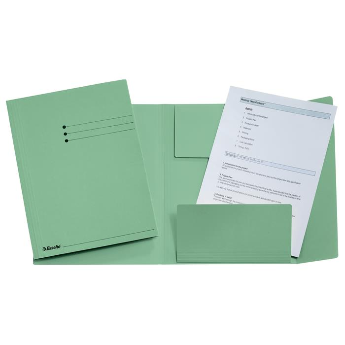 Esselte A4 Pólyás dosszié - Világoszöld (1033308)