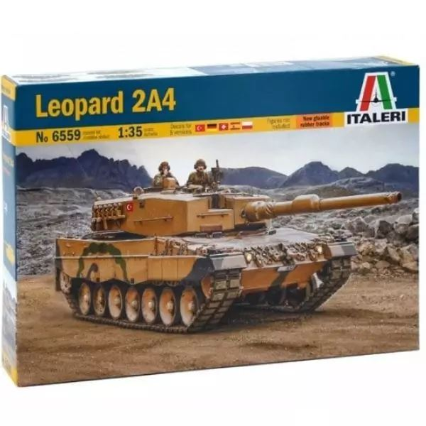 Italeri: Leopard 2A4 harckocsi makett, 1:35 (6559s)