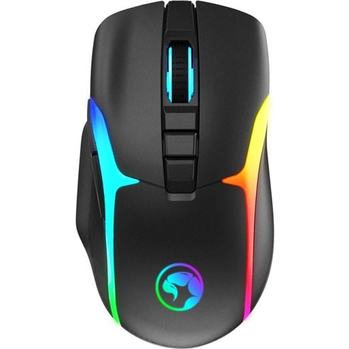 Marvo M729W Gaming RGB Wireless Egér 4800DPI Fekete