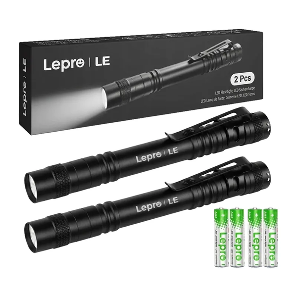 LEPRO 120023-2 zseblámpa, 2 darabos csomag