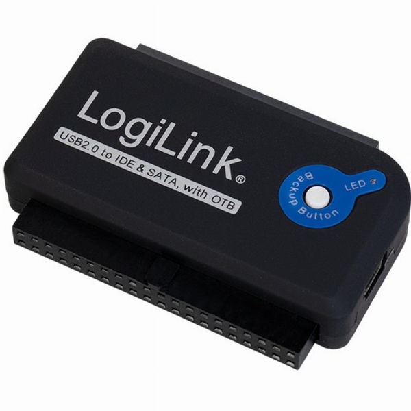 LogiLink Adapter USB 2.0 zu 2,5 + 3,5 Zoll IDE+SATA HDD OTB