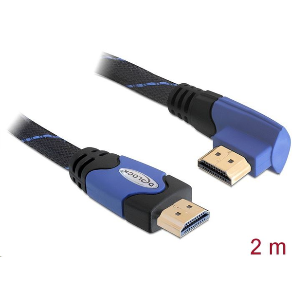 Kábel HDMI M/M V1 .4 2M Uhlový