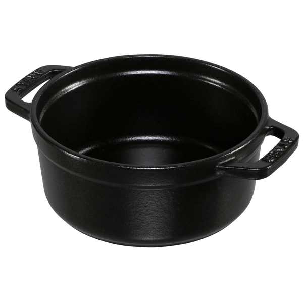 Staub La Cocotte 12cm Sütőedény kerek - Fekete