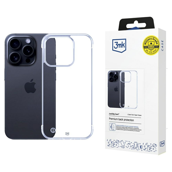 3mk Just20g Clear Tok iPhone 14 Pro Max - Átlátszó