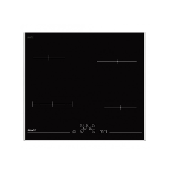 Sharp KH-6V08FT00 Negro Integrado 59 cm Cerámico 4 zona(s)