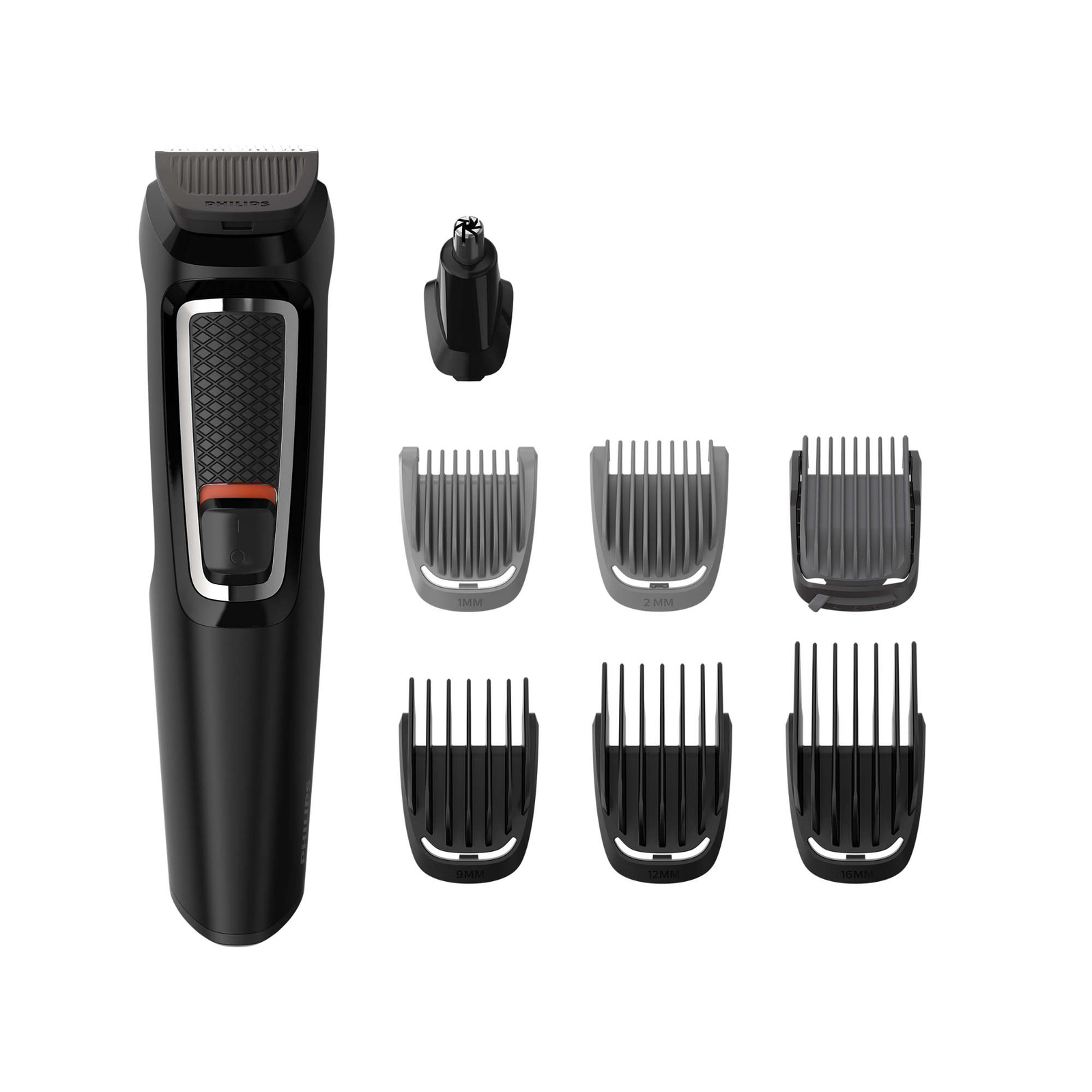 Philips MULTIGROOM Series 3000 MG3730/15 szakáll/hajnyíró Fekete Nikkel-fémhidrid (NIMH) (MG3730/15)