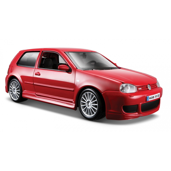 Maisto Volkswagen Golf R32 červená 1:24