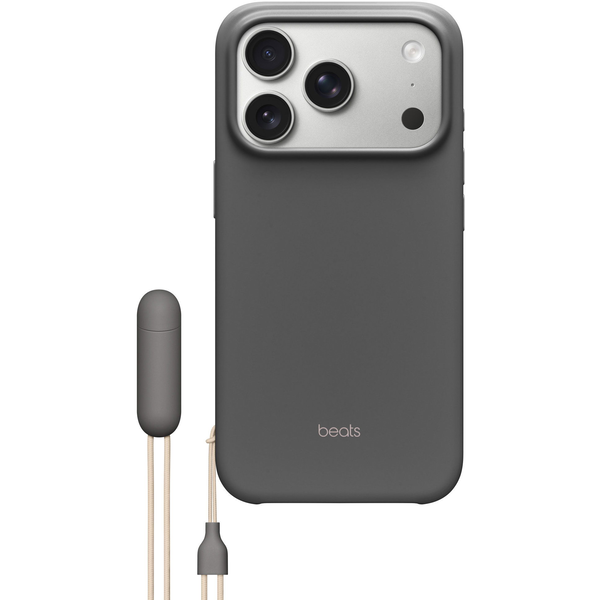 iPhone Kryt Beats se stojánkem na iPhone 17 Pro s MagSafe a ovladačem fotoaparátu granitově šedý