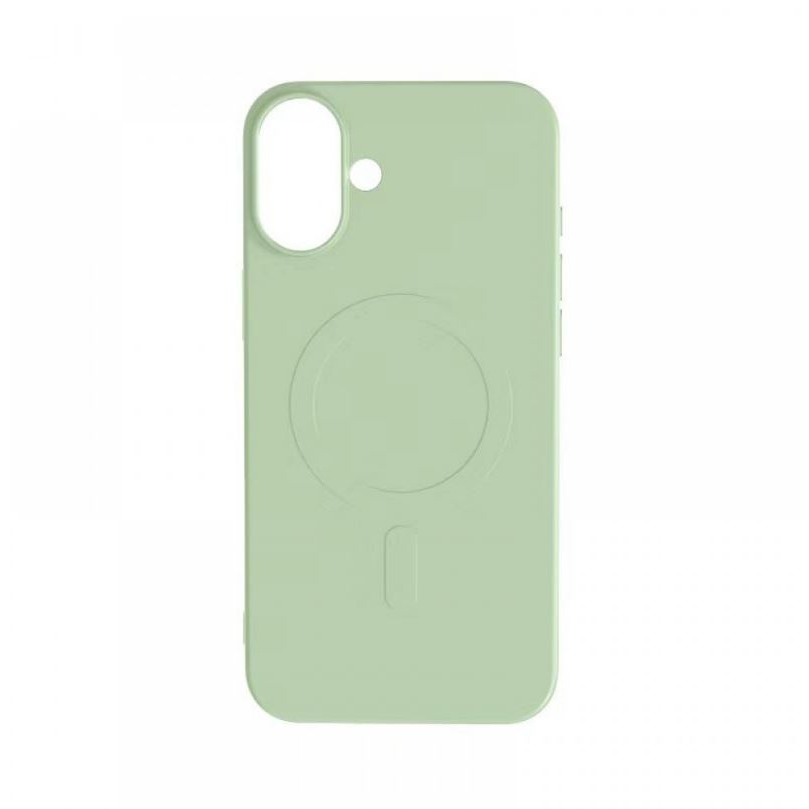 Cellect iPhone 16 mágneses szilikon tok Nyári liget - pasztell zöld (CEL-MAG-IPH16-PGR) (CEL-MAG-IPH16-PGR)