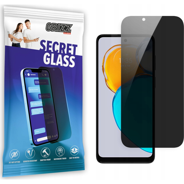  GrizzGlass Szkło prywatyzujące GrizzGlass SecretGlass Motorola Moto E22s