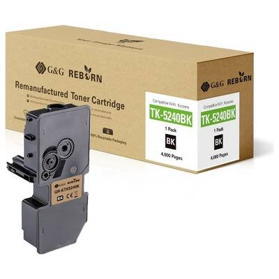 Съвместима тонер касета G&G за Kyocera TK-5240K, черна, 4000 страници