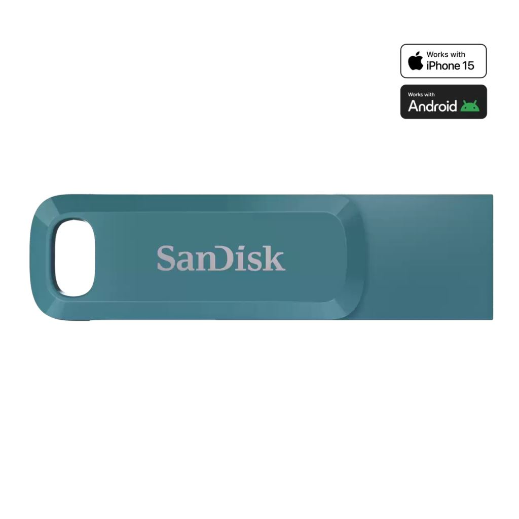 USB флаш памет SanDisk Ultra Dual 128 GB — SDDDC3-128G-G46NBB, синя