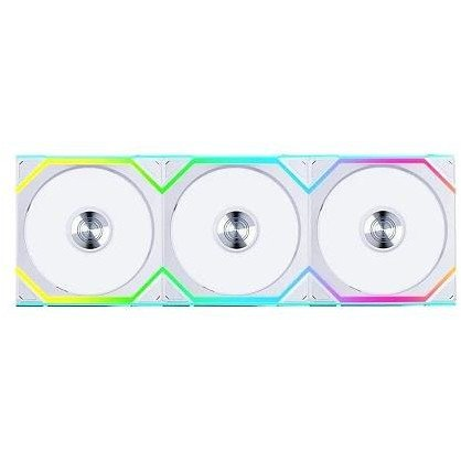 Lian Li UNI FAN SL-INF Wireless 120 Reversed Blade rendszerhűtő - ARGB, PWM, 200-2200rpm, fehér, 3db + kontroller
