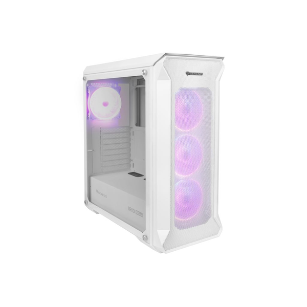 Genesis IRID 505 ARGB táp nélküli ablakos ház fehér (NPC-1872)