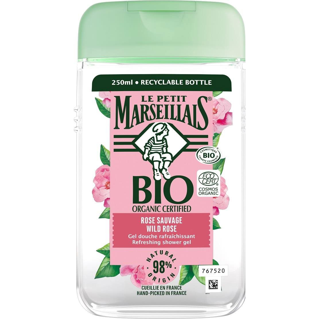 LE PETIT MARSEILLAIS BIO tusfürdő Vadrózsa 250 ml (3574661618906)