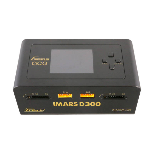 Gens Ace IMARS D300 G-Tech Channel AC/DC 300W/700W RC akkumulátor töltő (GEA300WD300-EB)