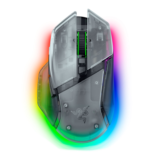 Myš RAZER Basilisk V3 Pro Phantom Bílo-průhledný