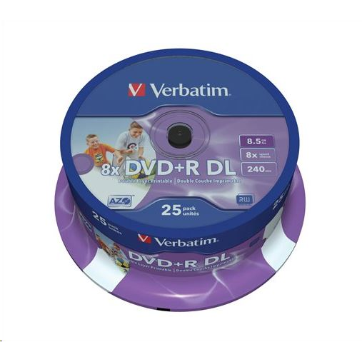 Verbatim 43667 DVD-uri blank 8,5 Giga Bites DVD+R DL 25 buc.