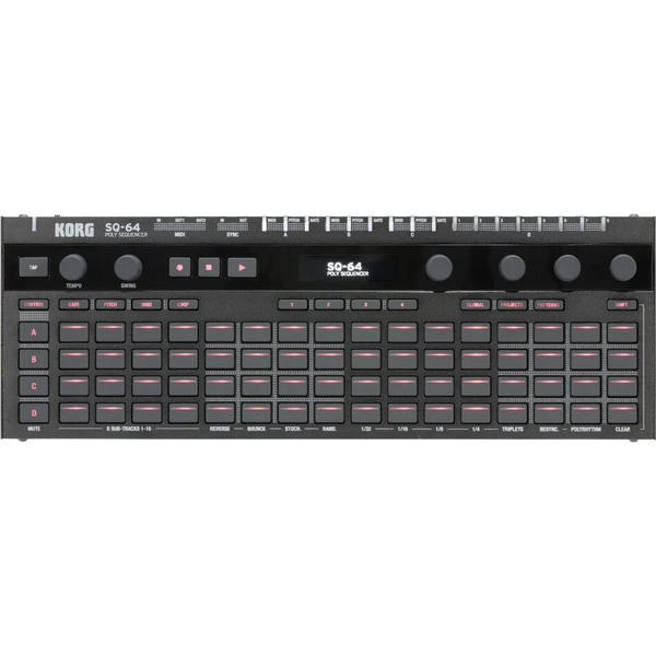 Korg SQ-64 Groove box Analóg / Digitális szekvenszer - Fekete
