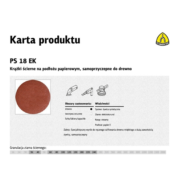 K.ROCK 125 PS18EK 50 pcs. 180