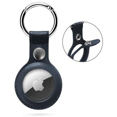 Epico AirTag Leather Case with Epico Logo - kék