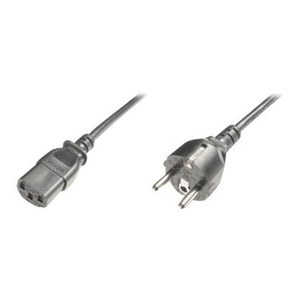 Assmann Power Cord, CEE 7/7 (Typ-F) - C13 1,8m Black