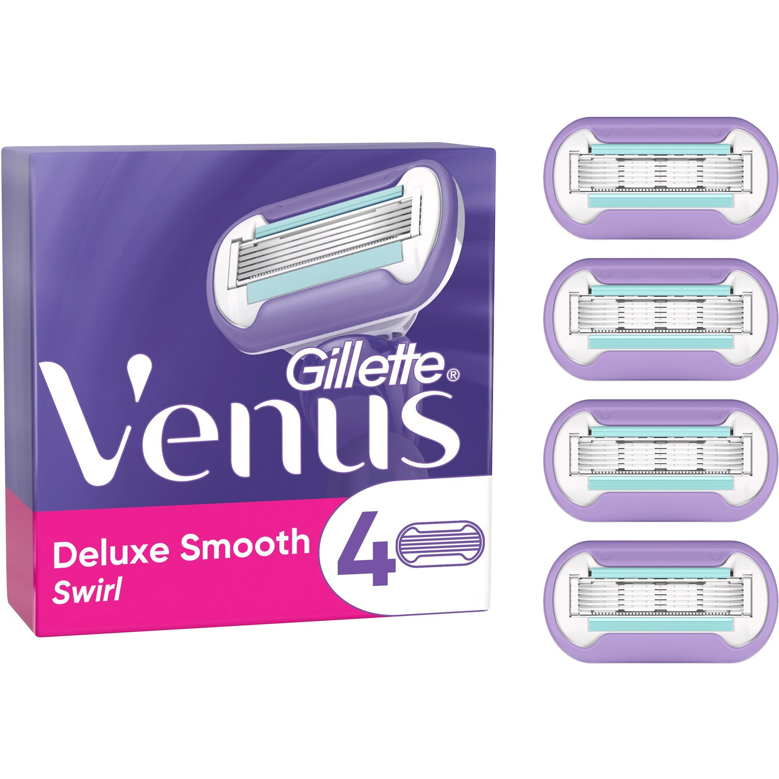 Gillette Venus Swirl női borotvabetét 4db (7702018401208) (7702018401208)