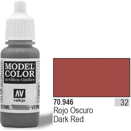 Vallejo Model Color Dark Red 70946