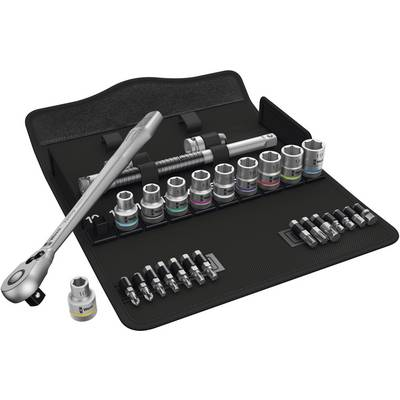 Dugókulcs készlet Metrikus 1/2 (12,5 mm) 28 részes Wera Zyklop Metal 8100 SC 8 05004078001 (05004078001)