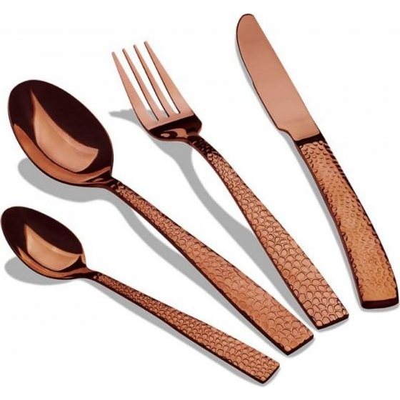 Sada příborů Berlinger Haus Rosegold Metallic Line, 24 dílů