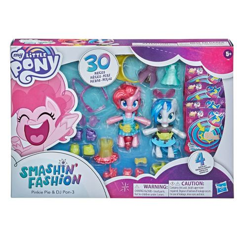 Hasbro My Little Pony: Smashin Fashion Pinki Pie & Dj Pon 30 db-os szett (F1286) (F1286)