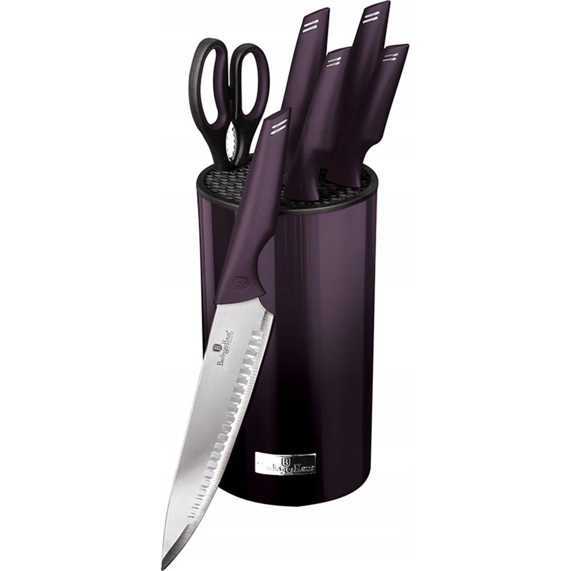 Berlinger Haus BH/2798 rozsdamentes acél állvánnyal, lila 7 részes késkészlet (BH-2798)