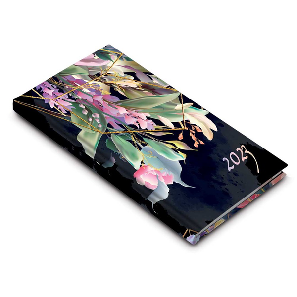 Realsystem 2024 picture 5811-60 Стоящ джобен календар със сини цветя