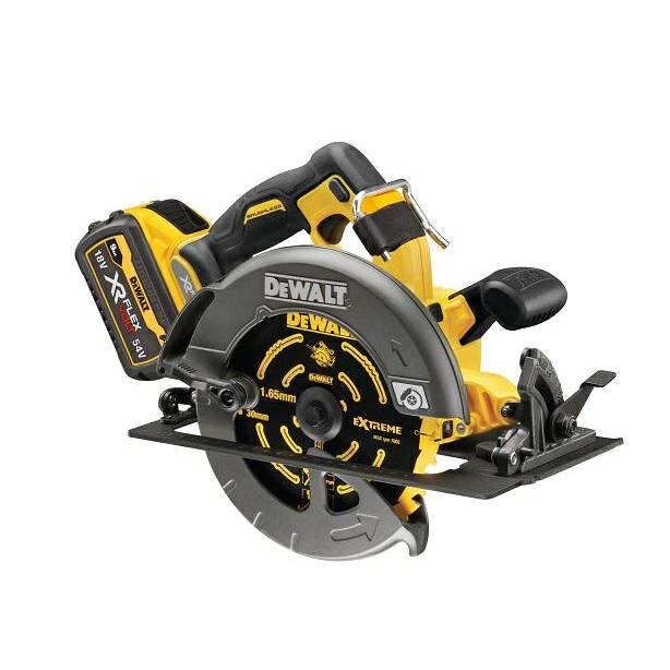 DeWalt DCS578X2-QW Akkus Körfűrész - 54 V, Szénkefementes, 2 x 9 Ah Akku + Töltő, TSTAK Kofferben (DCS578X2-QW)