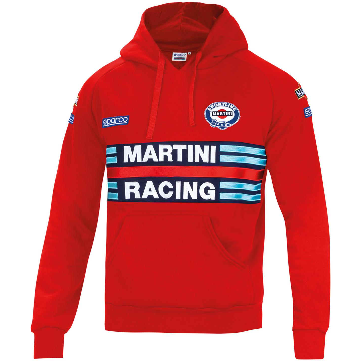 Sparco Martini Racing kapucnis pulóver, piros, XXL méret (1279MRRS5XXL)