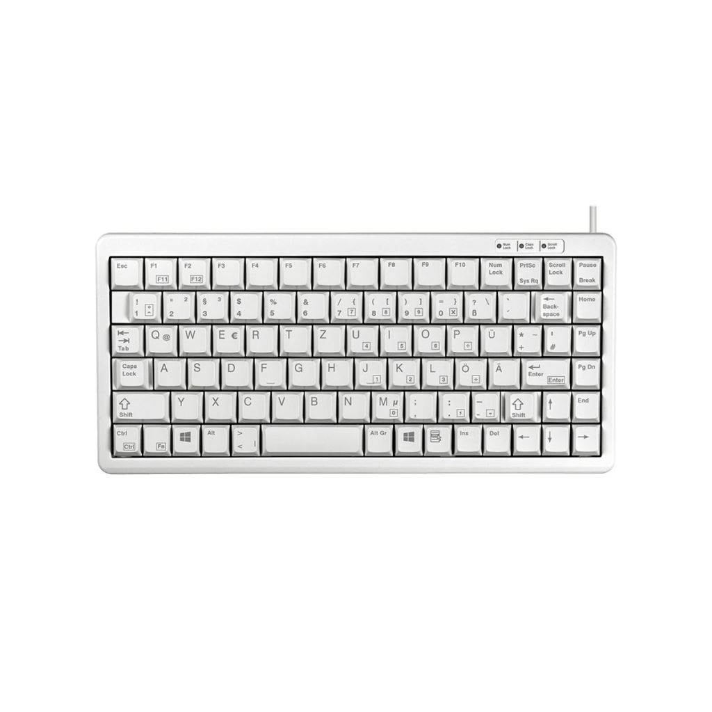 Cherry Compact G84-4100 UK billentyűzet világosszürke (G84-4100LCMGB-0) (G84-4100LCMGB-0)
