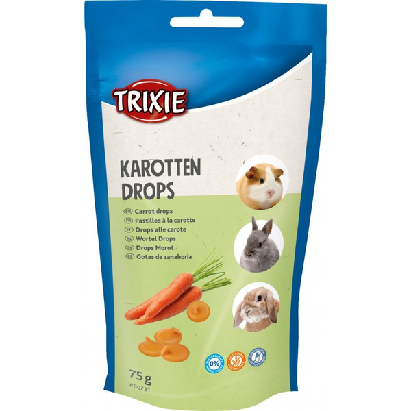 Trixie 60231 Rágcsáló Drops 75 g Répás