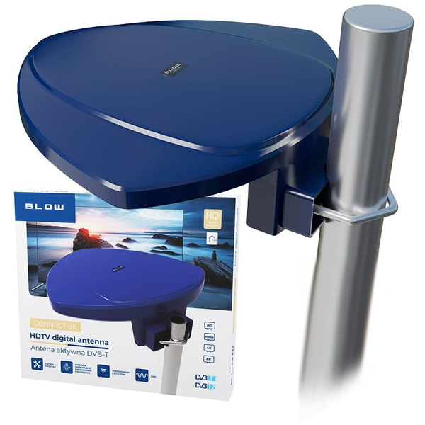 Antena Activa Dvb-t2 Externa Blow Connect 8k