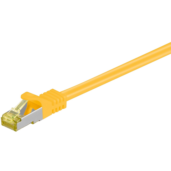 goobay 91602 S/FTP Cat7 RJ45 600MHz (Cat6a 500MHz) Patch kábel 2m - Sárga