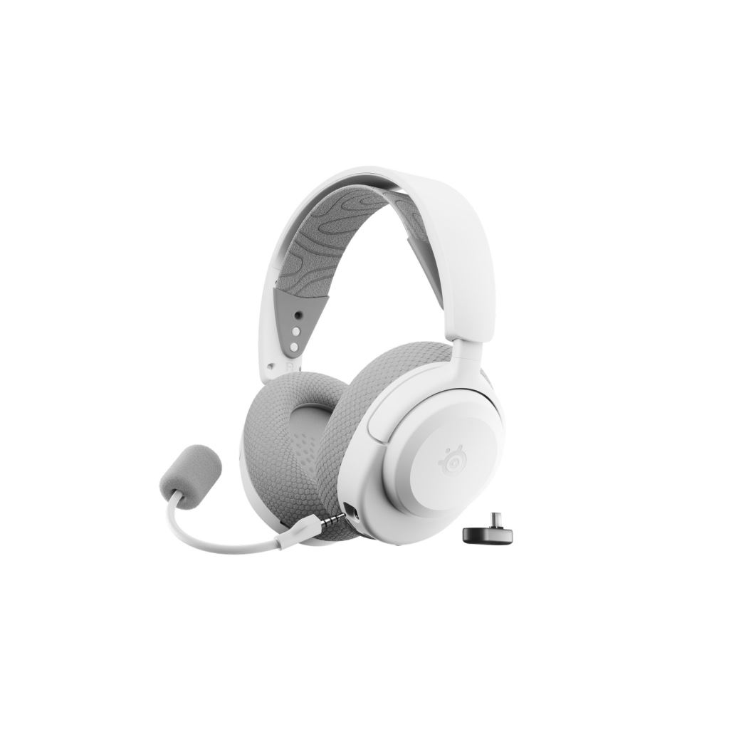 Steelseries Arctis Nova 3XW vezeték nélküli gaming headset fehér (61690) (61690)
